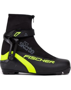 Лыжные ботинки NNN RC1 Skate S86022 черный желтый Fischer