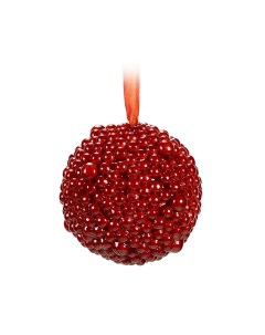 Игрушка елочная новогодняя шар ягода 10 см Goodwill