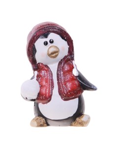 Фигурка Пингвин в шапке 14см P000434 Festive