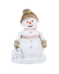 Фигура Снеговик с зайчиком 39 см Тпк полиформ