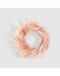 Венок искусственный pampas 68 см розовый Dpi