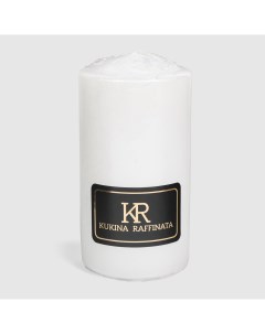 Свеча столбик Винтаж белый перламутр 5х10 см Kukina raffinata