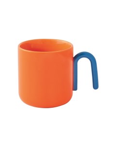 Кружка Creative оранжевая с синей ручкой 350 мл Easy life