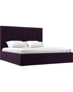 Интерьерная кровать Афродита 160 велюр фиолетовый 113049 Лига диванов