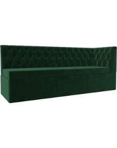 Кухонный диван Маркиз с углом велюр зеленый правый угол 112826 Лига диванов