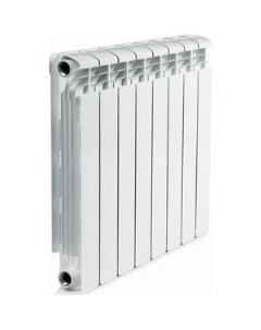 Радиатор алюминиевый Alum 500 8 секции боковое подключение RAL50008 Rifar