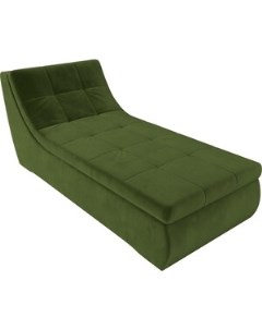 Модуль Холидей канапе микровельвет зеленый Лига диванов