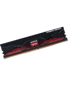 Память оперативная Radeon 8GB DDR5 5200 DIMM Entertainment Series Black R5S58G5200U1S Amd