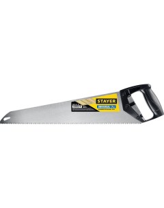Ножовка универсальная пила Universal 500мм 7TPI закаленный зуб рез вдоль и поперек волокон для средн Stayer