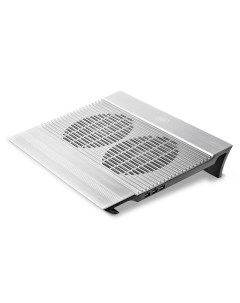 Подставка для ноутбука N8 17 380x278x55мм 25дБ 4xUSB 2x 140ммFAN 1245г алюминий серебристый Deepcool
