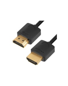 Кабель SLIM HDMI v 2 0 0 5м черный GCR 51592 Greenconnect