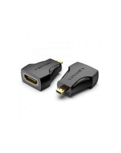 Кабель Micro HDMI Male to HDMI Female Adapter Black AITB0 Vention