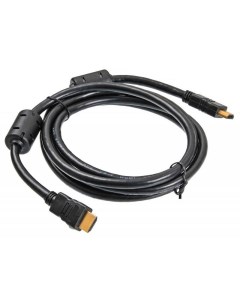 Кабель аудио видео HDMI m HDMI m 1 8м феррит кольца черный HDMI 19M 19M 1 8M MG Buro