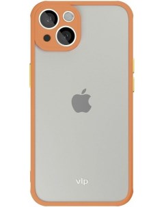 Чехол защитный Matte Case для iPhone 13 оранжевый Vlp