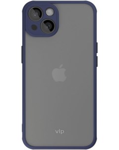 Чехол защитный Matte case для iPhone 13 темно синий Vlp