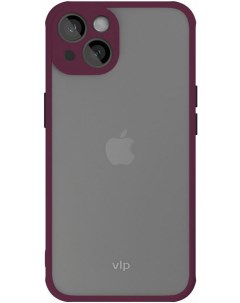 Чехол защитный Matte Case для iPhone 13 марсала Vlp