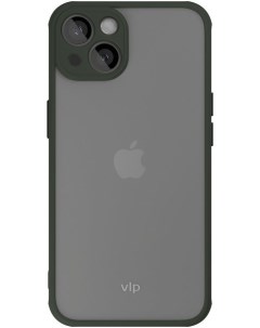 Чехол защитный Matte case для iPhone 13 темно зеленый Vlp