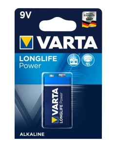 Батарейка Longlife Power 6LR6 9V 1шт Varta
