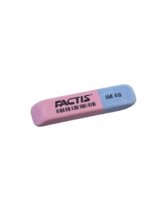 Резинка стирательная IM 48 Испания прямоугольная двуцветная 62х15х8 мм синтетический каучук CCFIM48  Factis