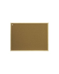Доска пробковая для объявлений 100x200 см коричневая рамка из МДФ OFFICE 2х3 Польша TC1020 2x3