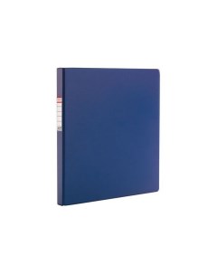 Папка с металлическим пружинным скоросшивателем картон ПВХ 35 мм синяя до 290 листов 223187 Brauberg
