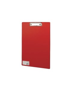 Доска планшет Comfort с прижимом А4 230х350 мм картон ПВХ КРАСНАЯ 222658 Brauberg