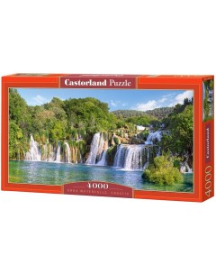 Пазл 4000 Водопады Крка Хорватия арт C 400133 Castorland
