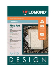Бумага 0917041 A4 200г м2 10л белый матовое кожа для струйной печати Lomond