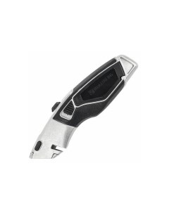 Нож универсальный мощный Professional 4 лезвия в комплекте автофиксатор металл 237160 Brauberg
