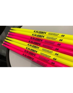 Барабанные палочки 7KLHBPK5B Pink 5B граб флуоресцентные розовые Kaledin drumsticks