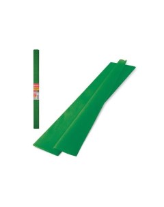 Цветная бумага крепированная плотная растяжение до 45 32 г м2 рулон темно зеленая 50х250 см 126537 1 Brauberg