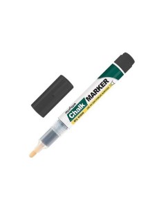 Маркер меловой Chalk Marker 3 мм ЧЕРНЫЙ сухостираемый для гладких поверхностей CM 01 Munhwa