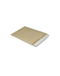 Конверт пакет В4 плоский 250х353 мм до 140 листов крафт бумага отрывная полоса 380090 250 шт Курт