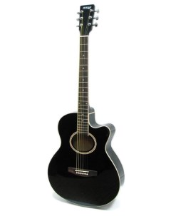 Гитара акустическая LF 401C B с вырезом чёрная Homage