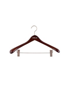 Вешалка для верхней одежды с клипсами PRESTIGE 44см Attribute hanger