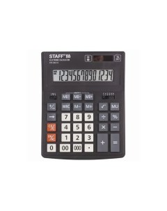 Калькулятор настольный PLUS STF 333 200x154мм 14 разрядов двойное питание 250416 Staff