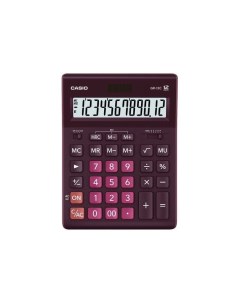 Калькулятор настольный GR 12С WR 210х155мм 12 разрядов двойное питание БОРДОВЫЙ Casio