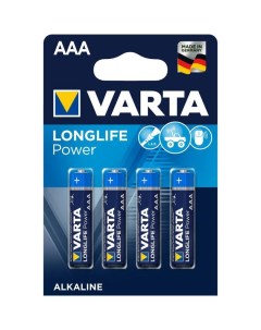 Батарейка Longlife Power AAA блистер 4шт Varta