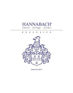 Струны EXCLHT Exclusive Blue нейлон для классической гитары Hannabach