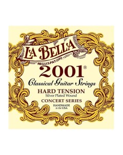 Струны 2001H 2001 Hard нейлон для классической гитары La bella