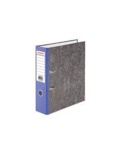 Папка регистратор фактура стандарт с мраморным покрытием 80 мм синий корешок 220989 Brauberg