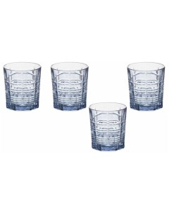 Набор стаканов ДАЛЛАС голубой 4шт 300мл низкие O0131 Luminarc