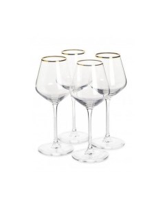 Набор бокалов для вина ULTIME BORD OR 4шт 380мл CRISTAL D ARQUES P7630 Luminarc