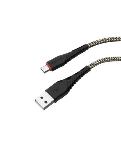 Дата кабель BX25 Powerful USB Micro USB 2 4A черный 03477 Borofone