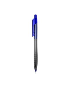 Ручка шариковая Arrow EQ01330 синяя корпус розрачный синий 12 шт в уп ке Deli