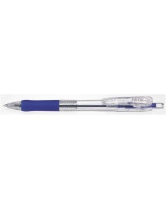 Ручка шариковая автоматическая Tapli Extra Clip BNS5 BL синяя 10 шт в уп ке Зебра