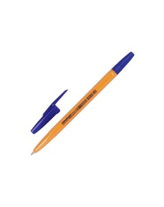 Ручка шариковая Италия 51 Vintage СИНЯЯ корпус оранжевый узел 1 мм линия письма 0 7 мм 40163 02 50 ш Corvina