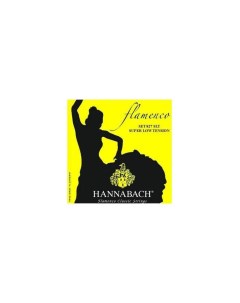 Струны 827SLT Yellow FLAMENCO нейлон для классической гитары Hannabach