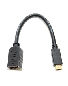 Кабель HDMI F mini HDMI M v1 4b BC HDC2A1 15см 5bites