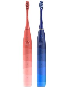 Электрическая зубная щетка Комплект 2в1 Find Duo Set 2 шт Красная и Синяя Oclean